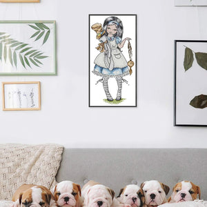 Joy Sunday - Alice - 17*35CM 14CT 2 Stamped Cross Stitch