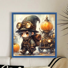 Load image into Gallery viewer, Huancan - Punk Boy - 50*50CM 11CT 3 Stamped Cross Stitch
