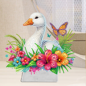 Duck Acrylic Special Shape Diamond Painting Desktop Ornaments for Home Decor