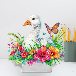 Duck Acrylic Special Shape Diamond Painting Desktop Ornaments for Home Decor