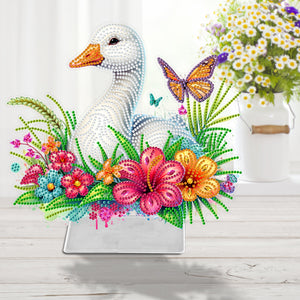 Duck Acrylic Special Shape Diamond Painting Desktop Ornaments for Home Decor