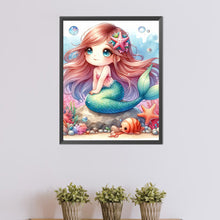 Load image into Gallery viewer, Cartoon Mermaid Girl 40*50CM(Picture) Full Round Drill Diamond Painting
