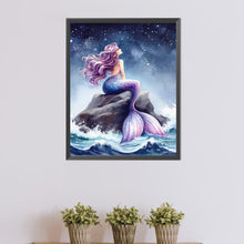 Load image into Gallery viewer, Mermaid Girl Under The Night Sky 40*50CM(Picture) Full Round Drill Diamond Painting
