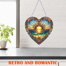 Load image into Gallery viewer, Sunrise 2D Flat DIY Diamond Art Suncatcher Diamond Art Pendant for Home Decor

