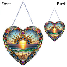 Load image into Gallery viewer, Sunrise 2D Flat DIY Diamond Art Suncatcher Diamond Art Pendant for Home Decor
