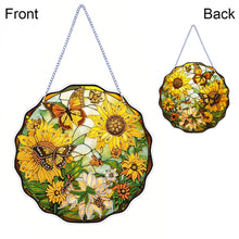 Load image into Gallery viewer, Butterfly Sunflower 2D Flat DIY Diamond Art Suncatcher Diamond Art Pendant Decor
