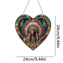 Load image into Gallery viewer, Indian 2D Flat DIY Diamond Art Suncatcher Diamond Art Pendant for Home Decor
