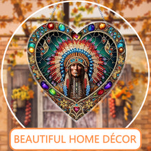 Load image into Gallery viewer, Indian 2D Flat DIY Diamond Art Suncatcher Diamond Art Pendant for Home Decor

