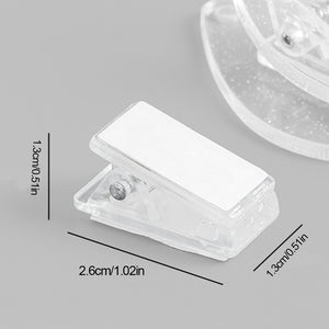 6Pcs Cupcake Acrylic Diamond Painting Sticky Clips for Poster Photo Light