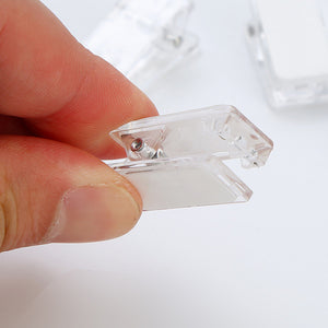 6Pcs Cupcake Acrylic Diamond Painting Sticky Clips for Poster Photo Light