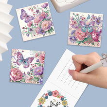 Load image into Gallery viewer, 6PCS Rose Pattern DIY Diamond Art Greeting Cards Diamond Art Handmade Cards
