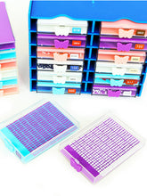 Load image into Gallery viewer, 12 Grids Diamond Painting Organization Set with Point Drill Trays (White 1)
