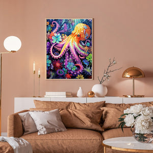 Octopus 30*40CM(Canvas) Full Round Drill Diamond Painting