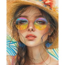 Load image into Gallery viewer, Summer Beach Girl 40*50CM(Canvas) Full Round Drill Diamond Painting
