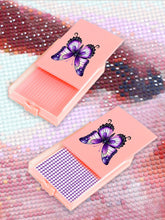 Load image into Gallery viewer, 4Pcs Butterfly Diamond Painting Tray 5D DIY Drills Plate with Sppon &amp; Brush
