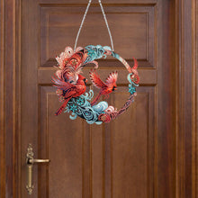 Load image into Gallery viewer, PVC Glass Special Shaped Cardinal Diamond Painting Hanging Sign Windows Decor

