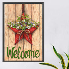 Load image into Gallery viewer, Welcome Calligraphy 40*60CM(Picture) Full Round Drill Diamond Painting
