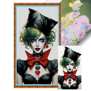 Yishu - Harley Quinn - 40*70CM 11CT 3 Stamped Cross Stitch