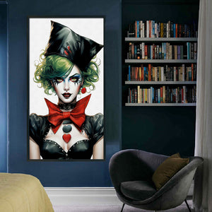 Yishu - Harley Quinn - 40*70CM 11CT 3 Stamped Cross Stitch