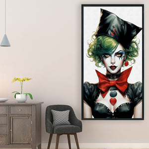 Yishu - Harley Quinn - 40*70CM 11CT 3 Stamped Cross Stitch