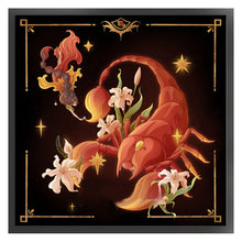 Load image into Gallery viewer, Yishu - Zodiac Sign - Scorpio - 50*50CM 11CT 3 Stamped Cross Stitch
