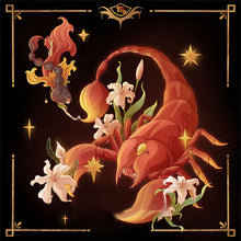 Load image into Gallery viewer, Yishu - Zodiac Sign - Scorpio - 50*50CM 11CT 3 Stamped Cross Stitch
