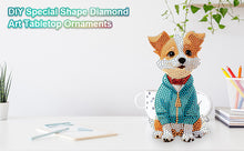 Load image into Gallery viewer, Acrylic 2D Flat DIY Dog Shake Head Desktop Diamond Art Kits Bedroom Table Decor
