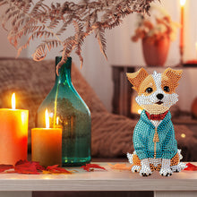 Load image into Gallery viewer, Acrylic 2D Flat DIY Dog Shake Head Desktop Diamond Art Kits Bedroom Table Decor
