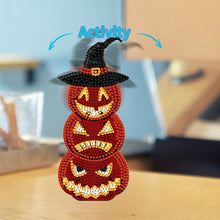 Load image into Gallery viewer, Acrylic 2D Flat DIY Pumpkin Shake Head Desktop Diamond Art Kits Table Decor
