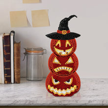 Load image into Gallery viewer, Acrylic 2D Flat DIY Pumpkin Shake Head Desktop Diamond Art Kits Table Decor
