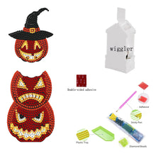 Load image into Gallery viewer, Acrylic 2D Flat DIY Pumpkin Shake Head Desktop Diamond Art Kits Table Decor
