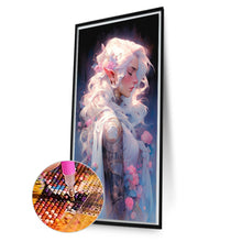 Load image into Gallery viewer, Flower And Elf Girl 40*70CM(Picture) Full Round Drill Diamond Painting
