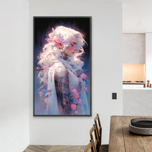 Load image into Gallery viewer, Flower And Elf Girl 40*70CM(Picture) Full Round Drill Diamond Painting
