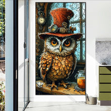 Load image into Gallery viewer, Mysterious Owl 40*75CM(Picture) Full Round Drill Diamond Painting
