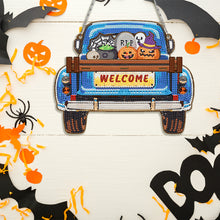 Load image into Gallery viewer, Acrylic Car 2D Flat DIY Rhinestone Diamond Art Window Pendants Wall Door Decor
