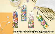 Load image into Gallery viewer, 4Pcs DIY Butterfly Bush Diamond Painting Bookmark Diamond Painting Art Bookmarks

