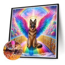 Load image into Gallery viewer, Rainbow Angel Shepherd Dog 40*40CM(Canvas) Full Round Drill Diamond Painting
