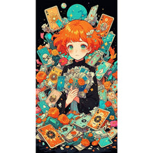 Load image into Gallery viewer, Huancan - Poker Beauty - 40*70CM 11CT 3 Stamped Cross Stitch
