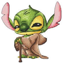 Load image into Gallery viewer, Huancan - Magic Stitch - 25*25CM 18CT 2 Stamped Cross Stitch
