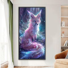 Load image into Gallery viewer, Glowing Fox 40*80CM(Canvas) Full Round Drill Diamond Painting
