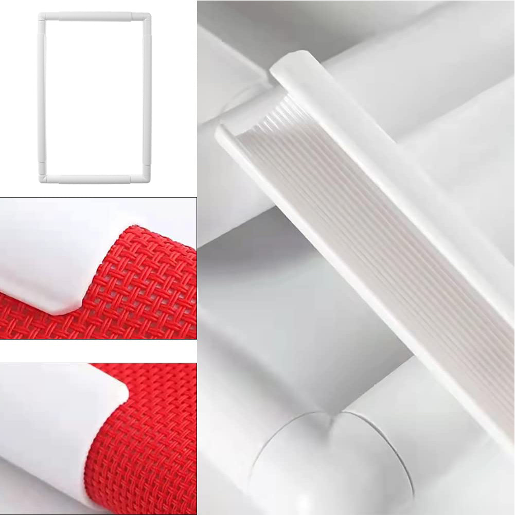 Rectangle Embroidery Hoop Cross Stitch Frame Plastic Clip Frame (29x39CM)