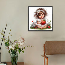 Load image into Gallery viewer, Strawberry Kids 30*30CM(Canvas) Full Round Drill Diamond Painting
