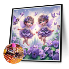 Load image into Gallery viewer, Butterfly Angel Kids 40*40CM(Canvas) Full Round Drill Diamond Painting
