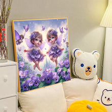Load image into Gallery viewer, Butterfly Angel Kids 40*40CM(Canvas) Full Round Drill Diamond Painting
