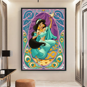 Huancan - Princess Jasmine - 40*60CM 11CT 3 Stamped Cross Stitch