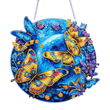 Load image into Gallery viewer, Acrylic 2D Flat DIY Butterfly Special Shape Diamond Art Pendant for Home Decor
