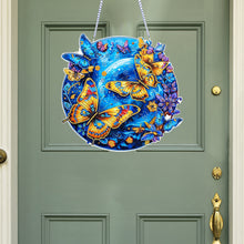 Load image into Gallery viewer, Acrylic 2D Flat DIY Butterfly Special Shape Diamond Art Pendant for Home Decor
