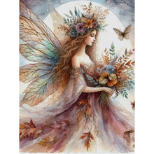Load image into Gallery viewer, Yishu - Butterfly Fairy - 45*60CM 11CT 3 Stamped Cross Stitch
