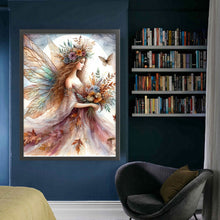 Load image into Gallery viewer, Yishu - Butterfly Fairy - 45*60CM 11CT 3 Stamped Cross Stitch
