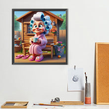 Load image into Gallery viewer, Warm Grandma 40*40CM(Canvas) Full Round Drill Diamond Painting
